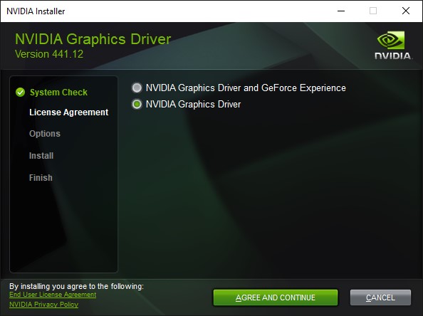 Your nvidia graphics driver has known issues что делать